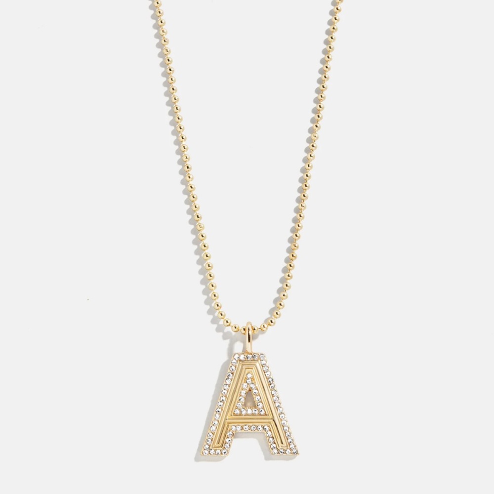 Baublebar Arianna Initial Pendant Necklace